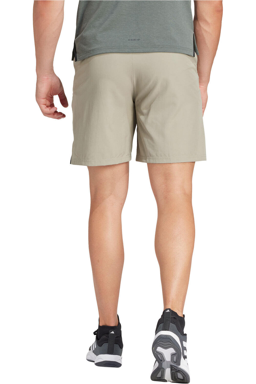 adidas pantalón corto fitness hombre D4T SHORT vista trasera