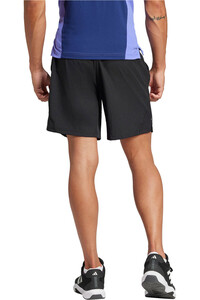 adidas pantalón corto fitness hombre GYM+ SHORT vista trasera