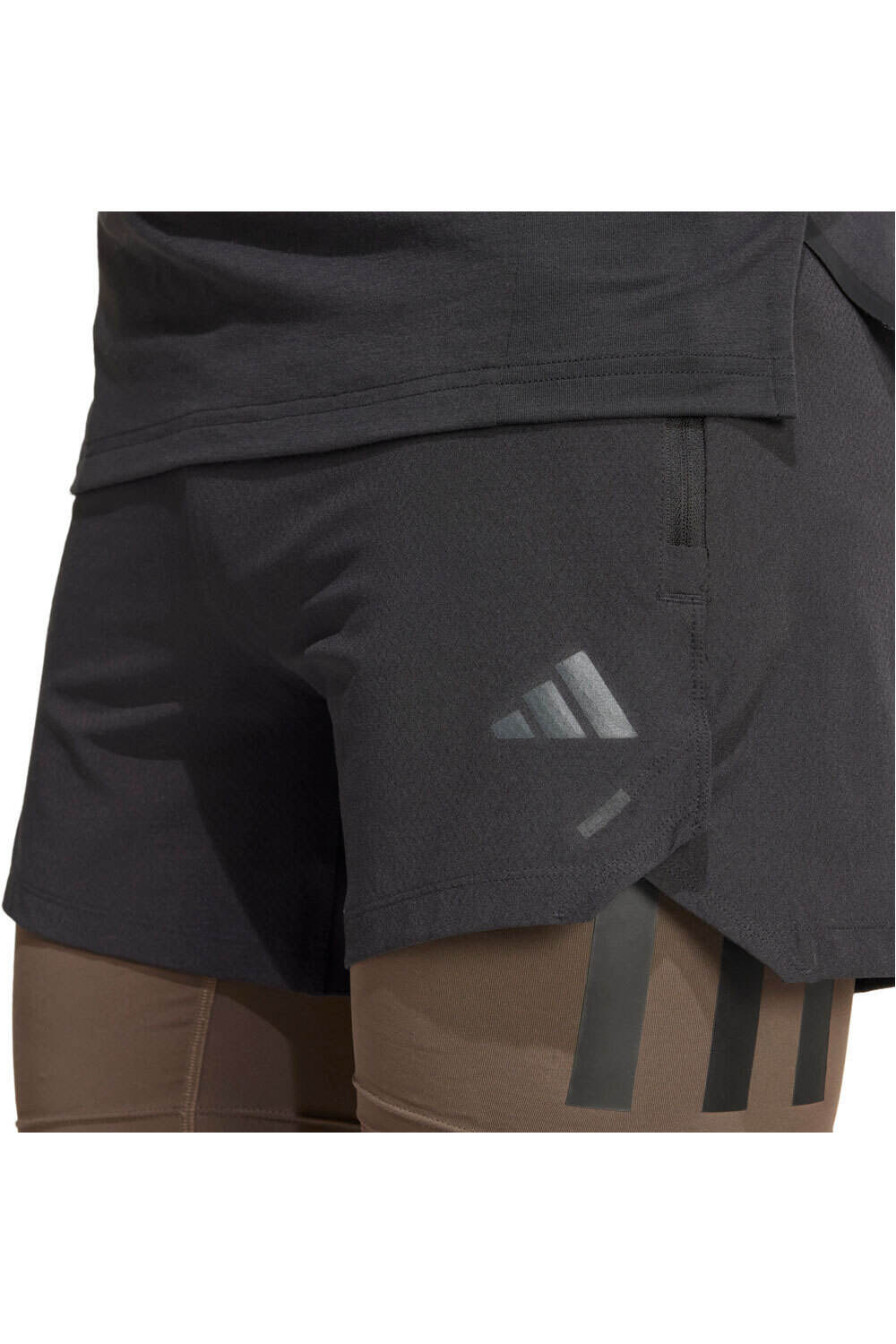 adidas pantalón corto fitness hombre Power 2in1 SHO 7 PUL vista detalle