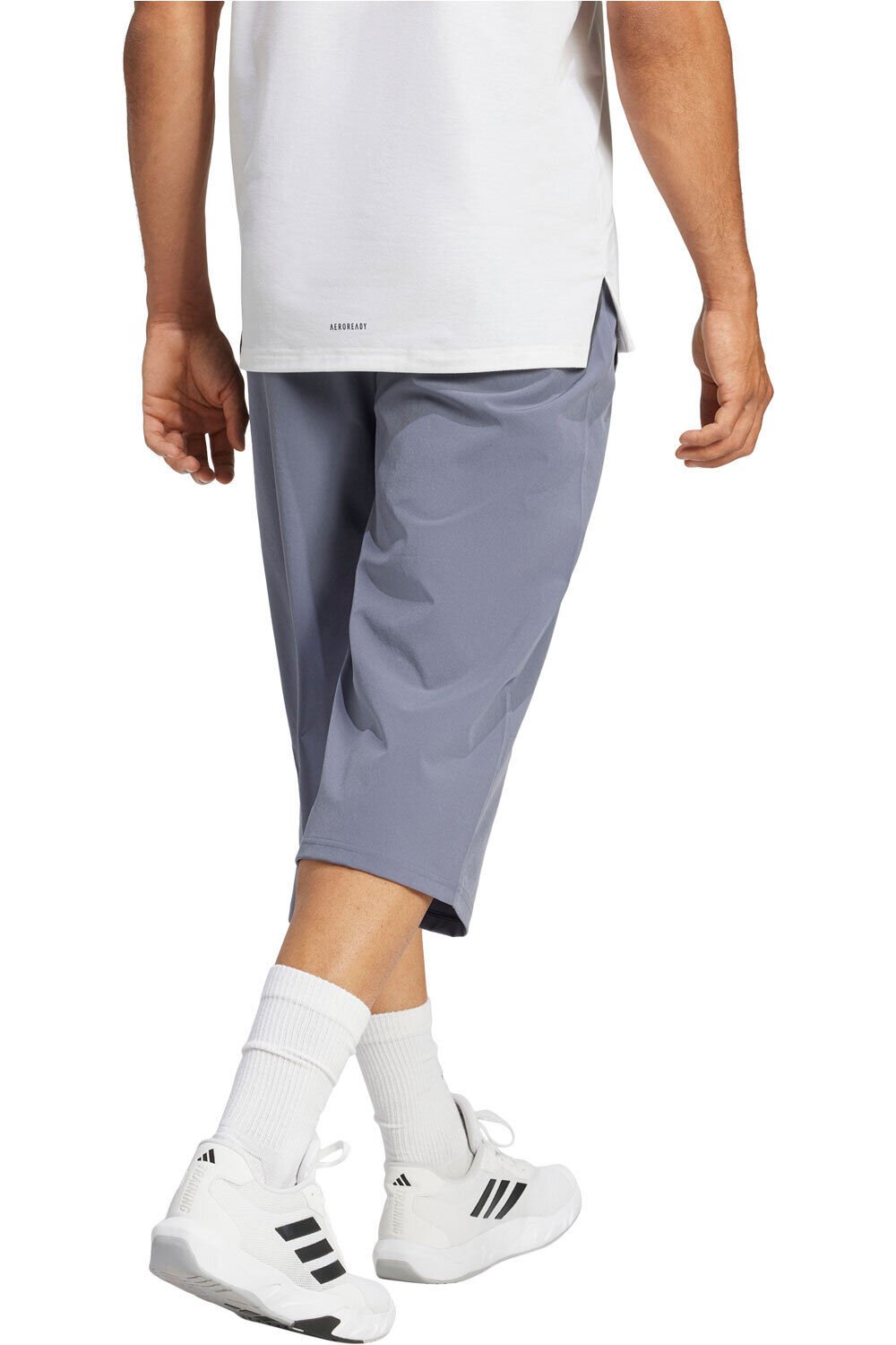 adidas pantalón corto fitness hombre TR-ES 3/4 PANT vista trasera