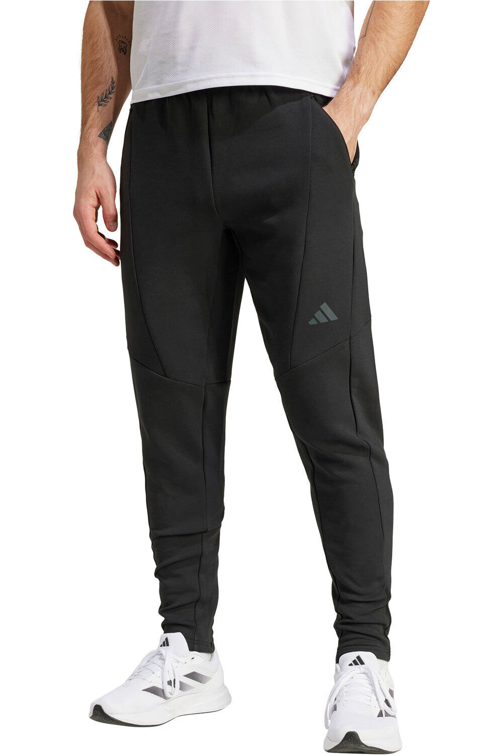 adidas pantalon fitness hombre D4T KNIT PANT vista frontal