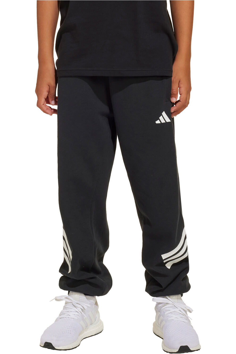 adidas pantalón niña J FI 3S WIDE PT vista frontal