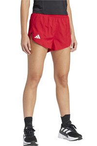 adidas pantalón running mujer ADIZERO E SHORT vista frontal