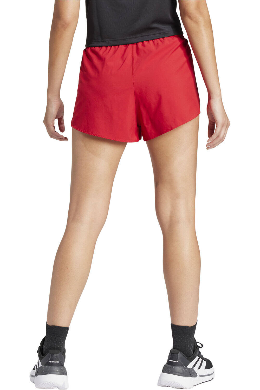 adidas pantalón running mujer ADIZERO E SHORT vista trasera