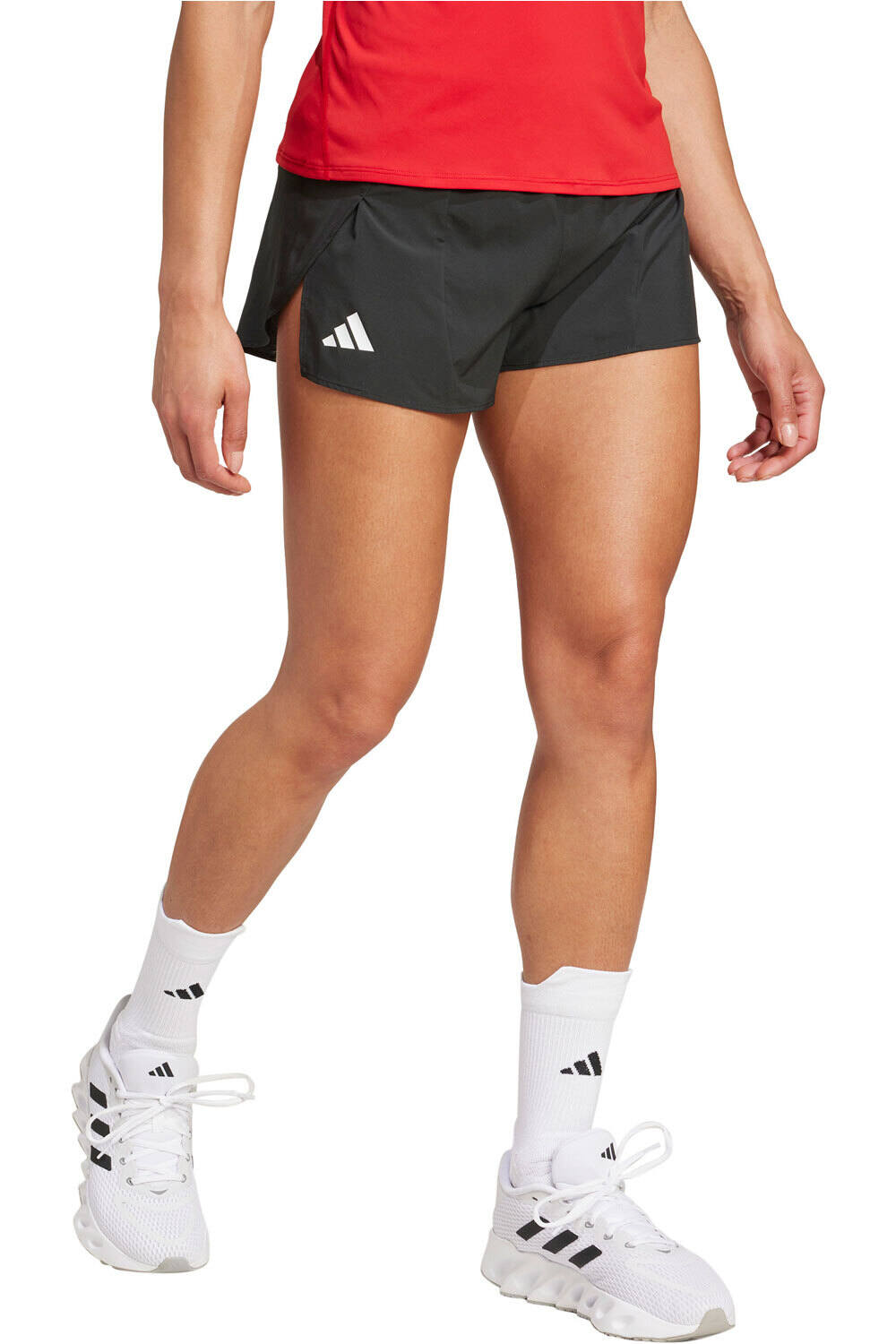 adidas pantalón running mujer ADIZERO E SPLIT vista frontal