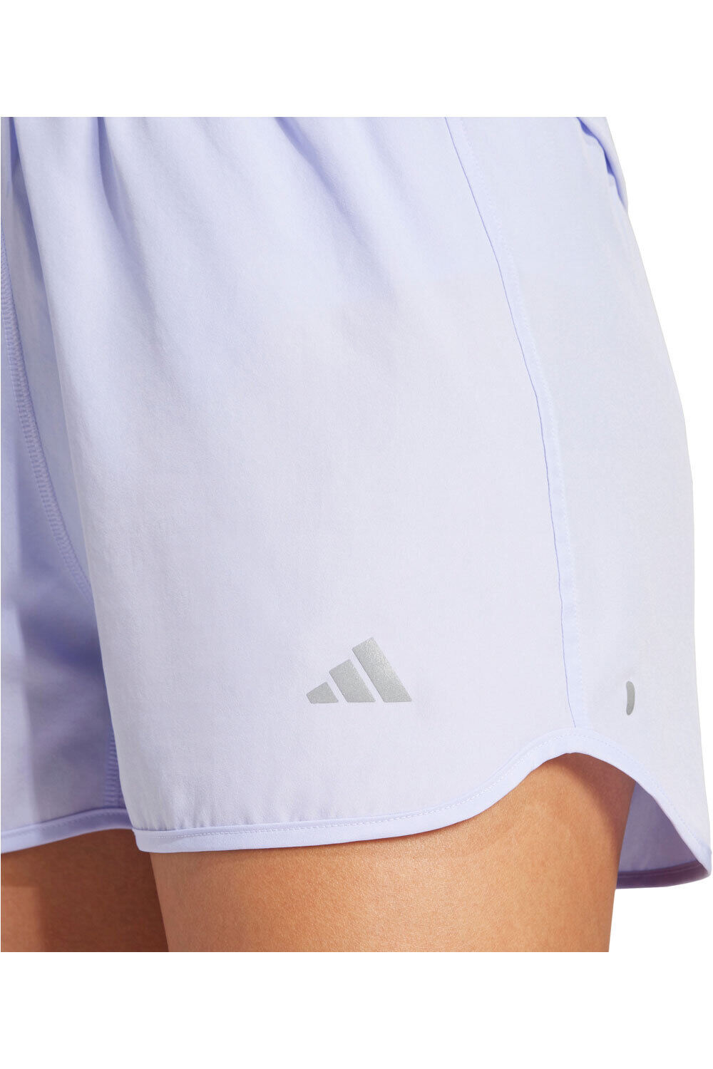 adidas pantalón running mujer RUN IT SHORT 4 vista detalle