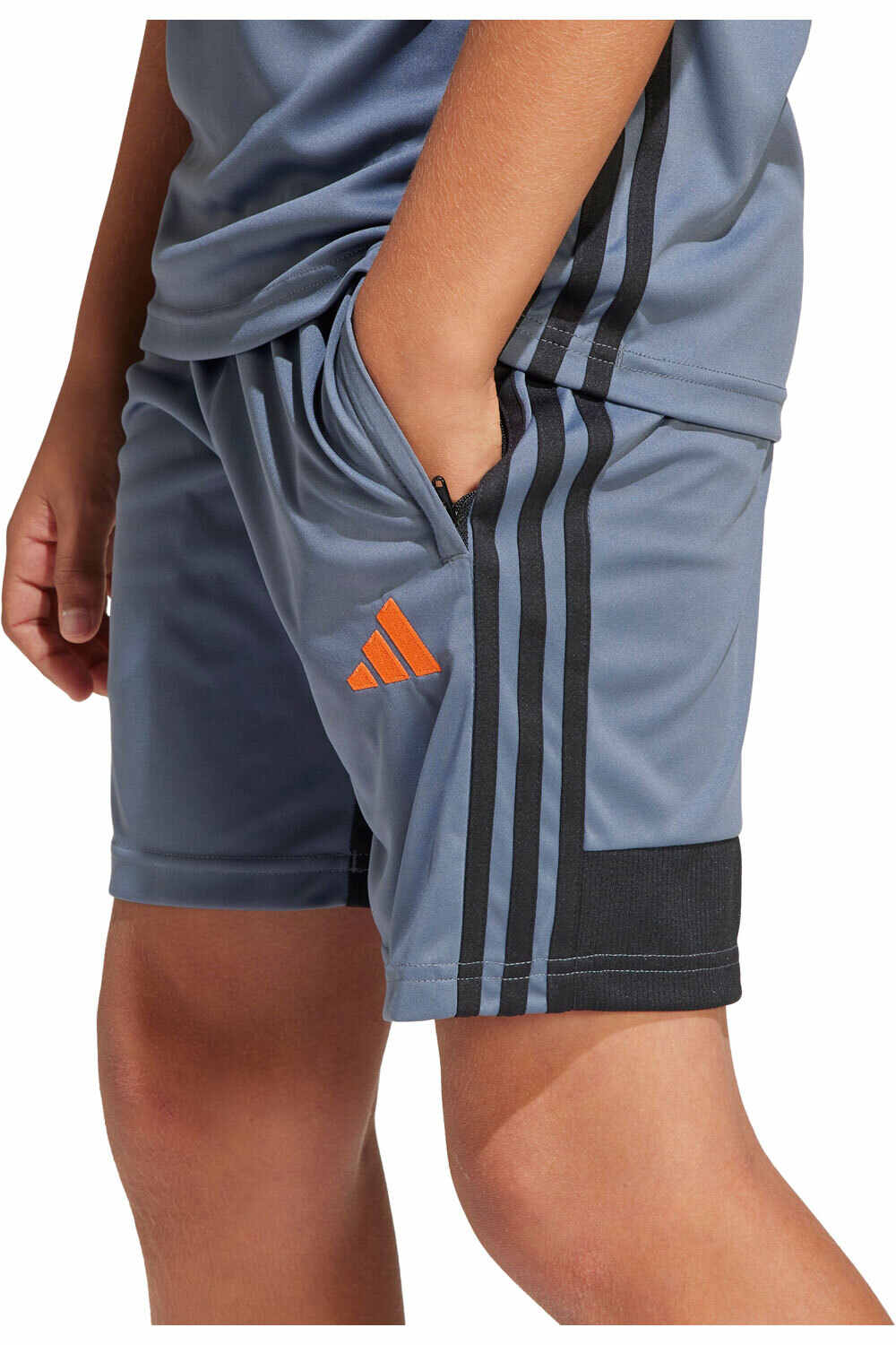 adidas pantalones cortos futbol niño TIRO ES SHO Y vista detalle