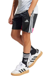 adidas pantalones cortos futbol niño TIRO ES SHO Y vista frontal