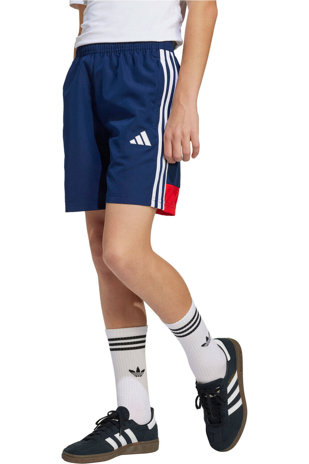 adidas pantalones cortos futbol niño TIRO ES W SHO Y vista frontal