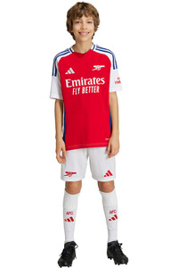 adidas pantalones fútbol oficiales niño ARSENAL 25 H SHO Y vista frontal