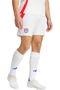 adidas pantalones fútbol oficiales O.LYON 25 H SHO vista frontal