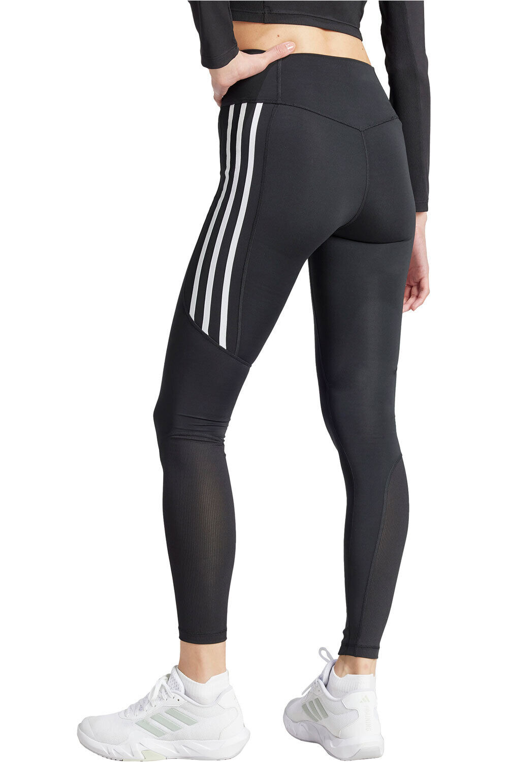 adidas pantalones y mallas largas fitness mujer MAT MIX LEGGING vista trasera