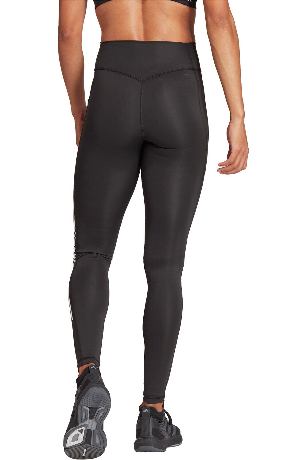 adidas pantalones y mallas largas fitness mujer OPT 3S 1/1 L vista trasera