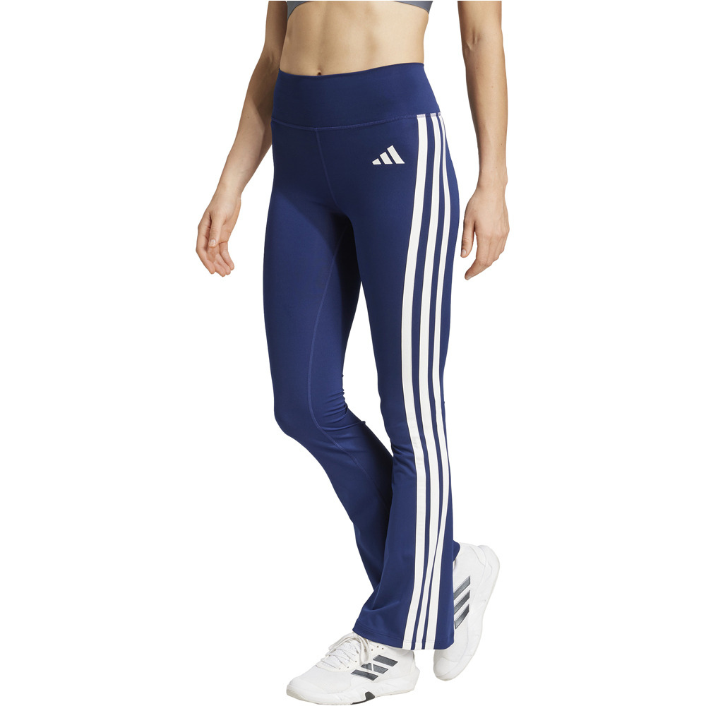 adidas pantalones y mallas largas fitness mujer OPT ESS 3S FLAR vista frontal