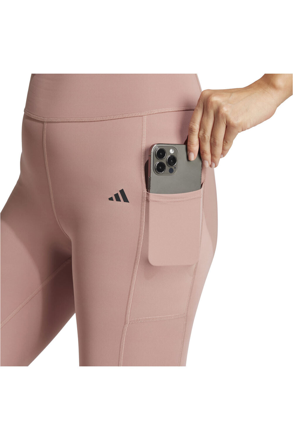 adidas pantalones y mallas largas fitness mujer OPT ST HR 1/1 L vista detalle