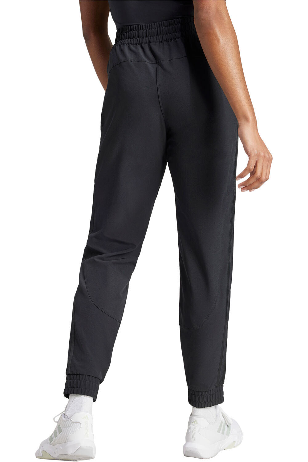 adidas pantalones y mallas largas fitness mujer PACER WVN PANT vista trasera