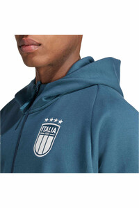 adidas sudadera entrenamiento fútbol ITALIA 25 TRV FZHD 03