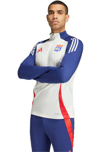 adidas sudadera entrenamiento fútbol O.LYON 25 TR TOP vista frontal