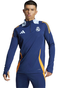 adidas sudadera entrenamiento fútbol R.MADRID 25 TR TOP vista frontal