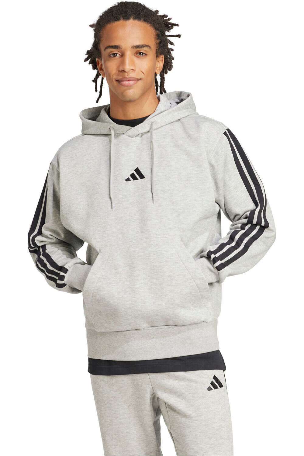 adidas sudadera hombre M 3S FL HD vista frontal