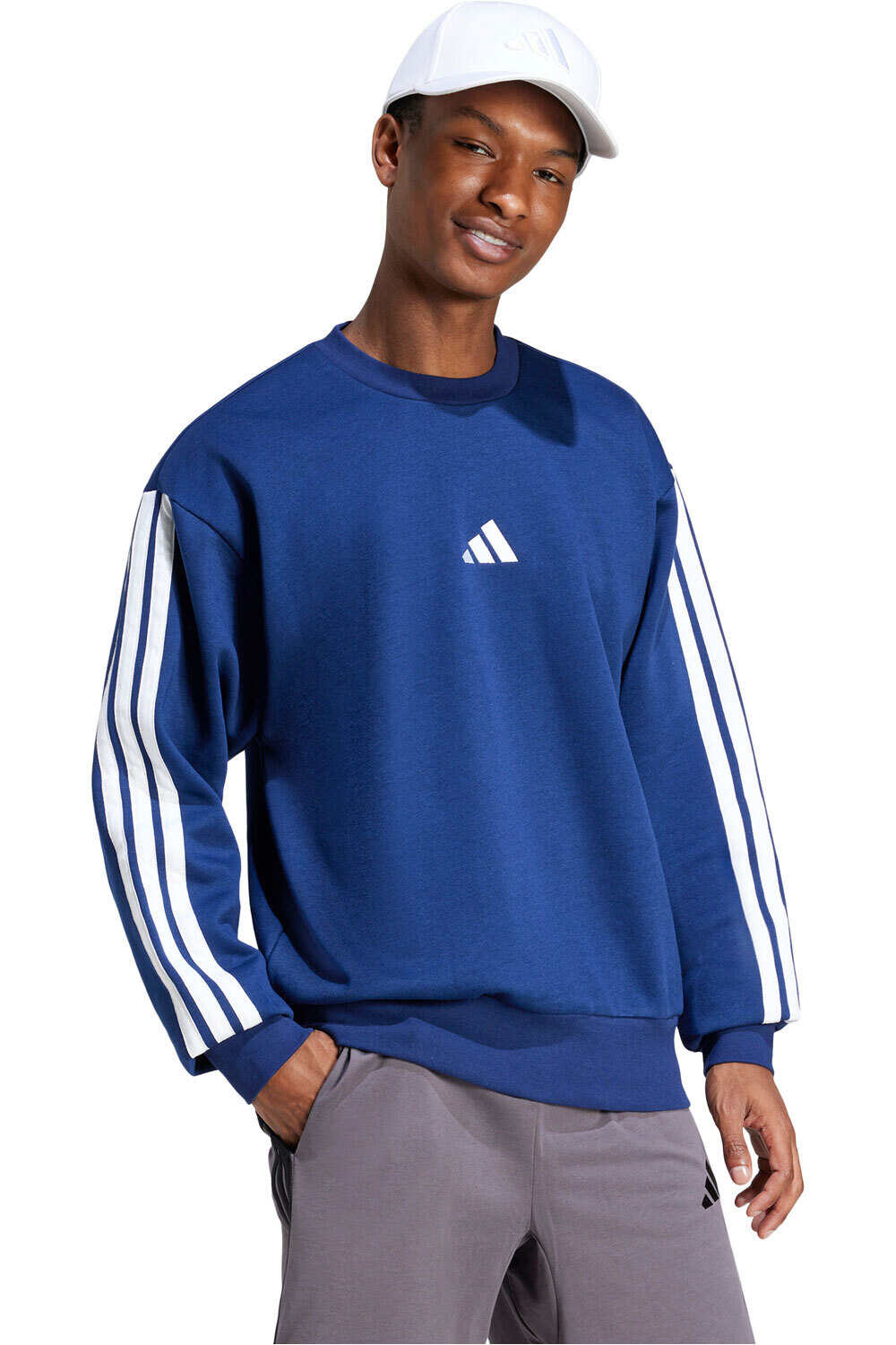 adidas sudadera hombre M 3S FL SWT vista detalle