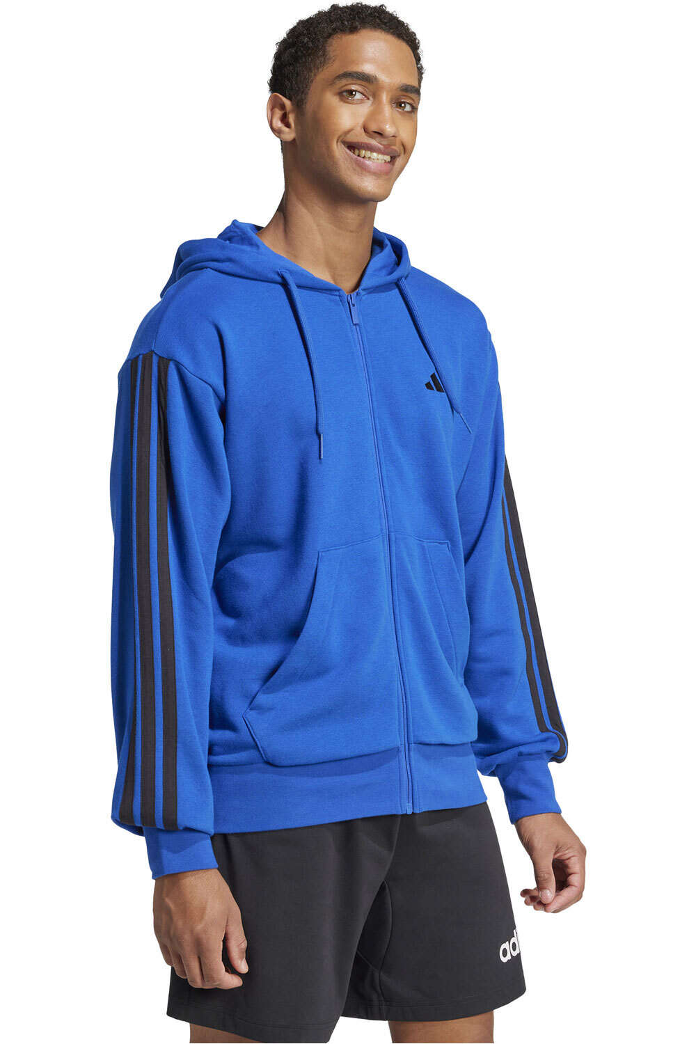 adidas sudadera hombre M 3S FT FZ HD vista detalle