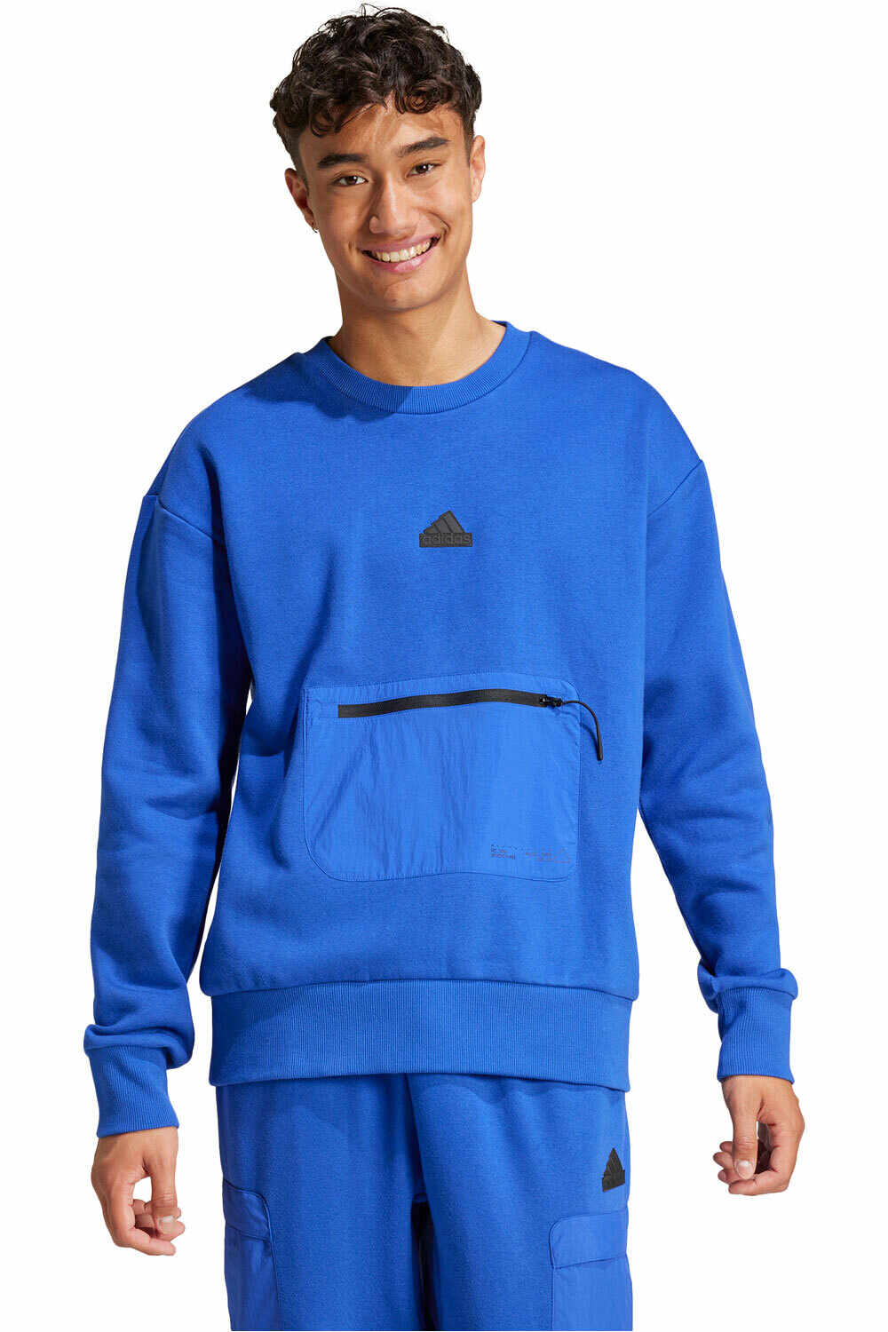 adidas sudadera hombre M CE FL CREW vista frontal