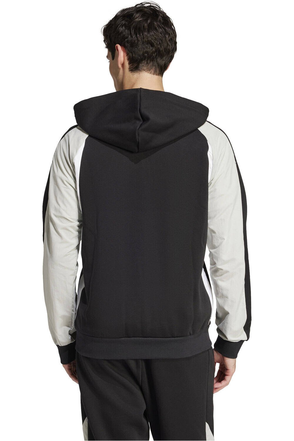 adidas sudadera hombre M ESS CB FZ HD vista trasera