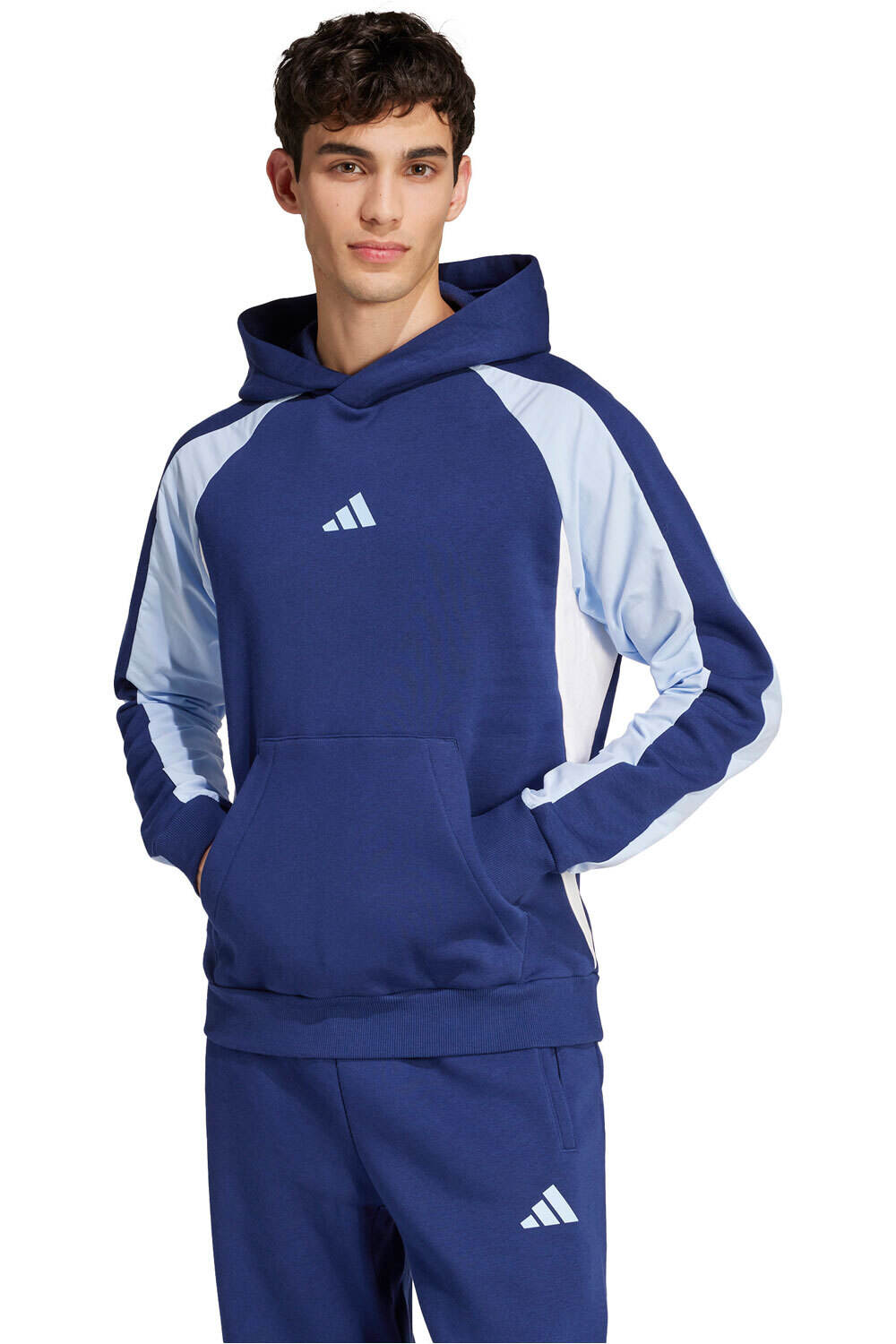 adidas sudadera hombre M ESS CB HD vista frontal