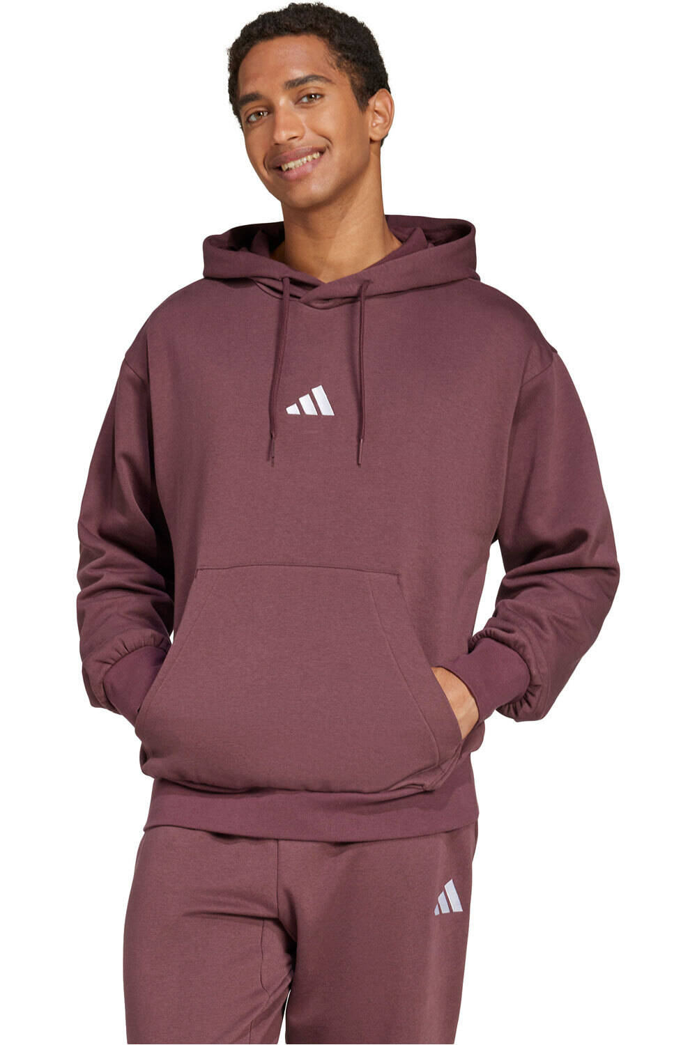 adidas sudadera hombre M FEELCOZY HD vista frontal