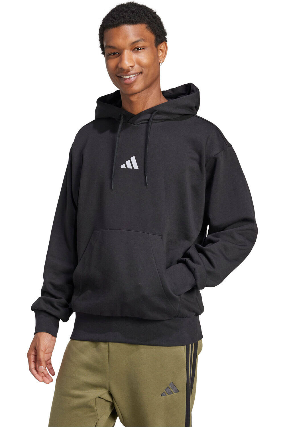 adidas sudadera hombre M FEELCOZY HD vista frontal