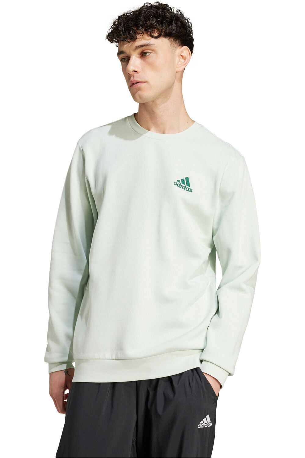 adidas sudadera hombre M FEELCOZY SWT vista frontal