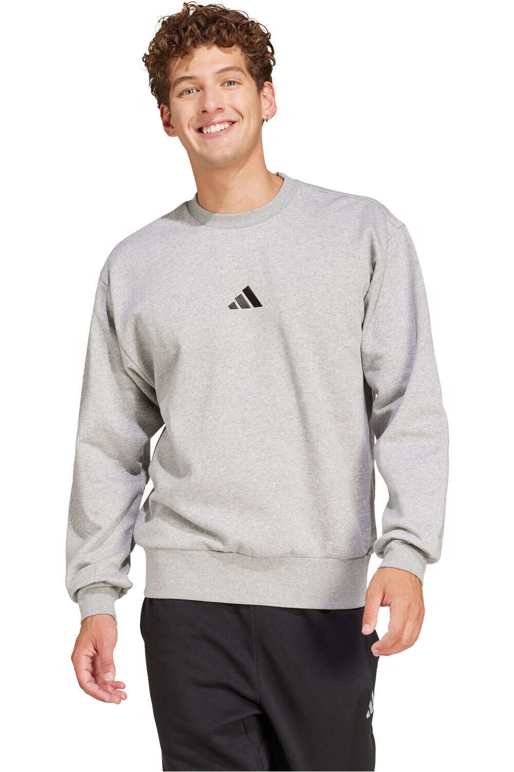 adidas sudadera hombre M FEELCOZY SWT vista frontal