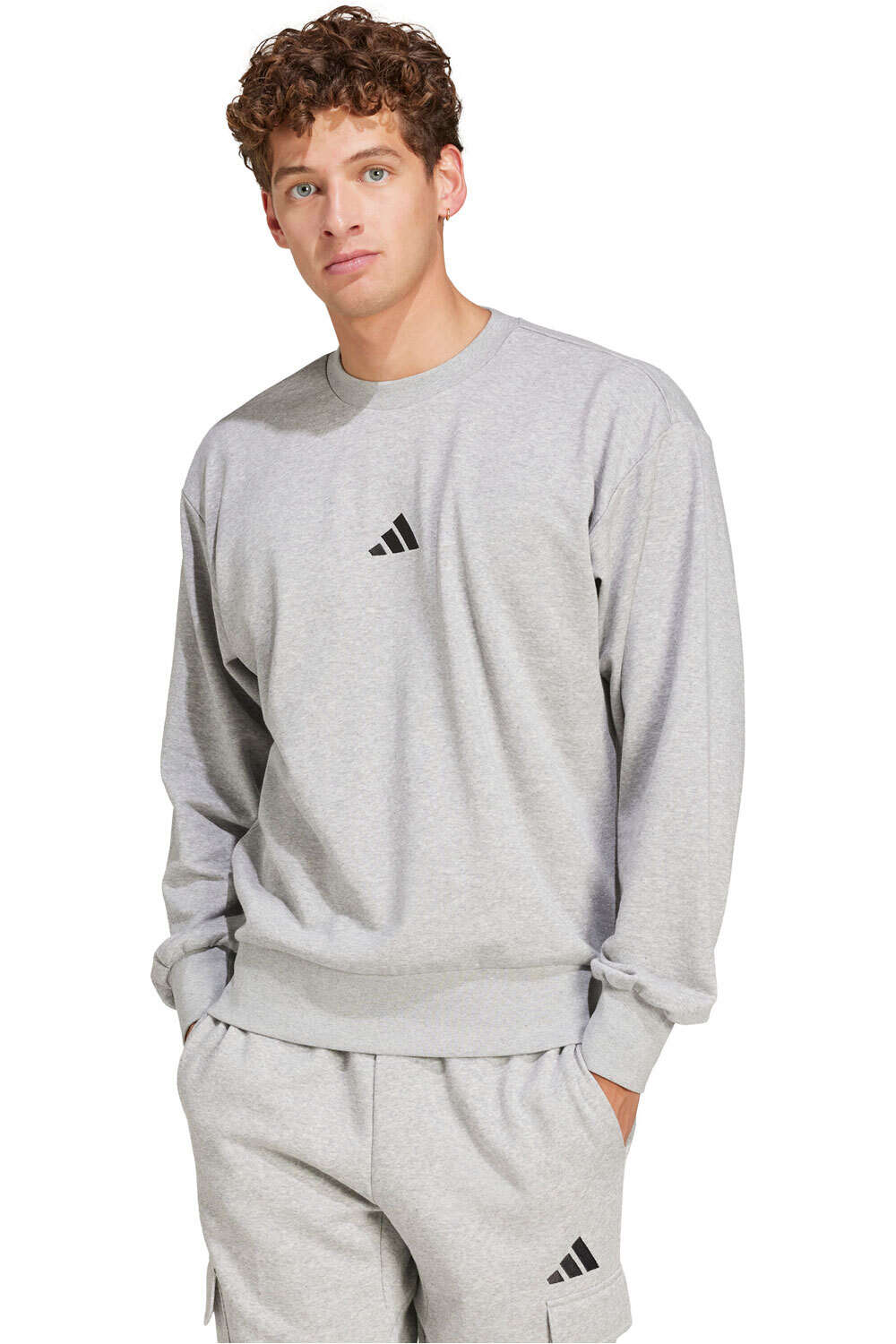 adidas sudadera hombre M FEELCOZY SWT vista frontal