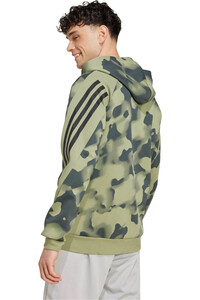 adidas sudadera hombre M FI 3S FZ AOP vista trasera