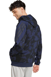 adidas sudadera hombre M FI 3S FZ AOP vista trasera