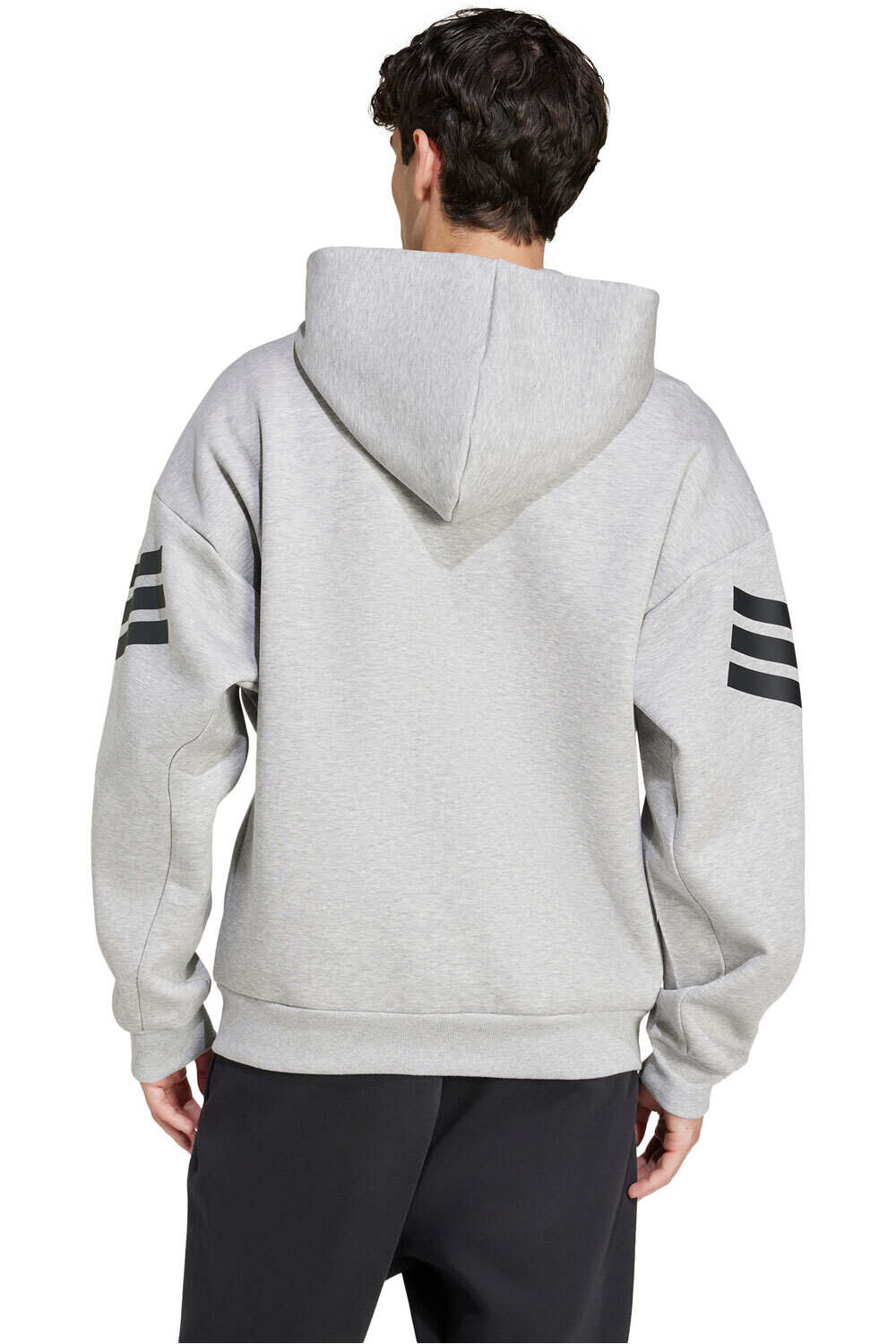 adidas sudadera hombre M FI 3S FZ vista trasera