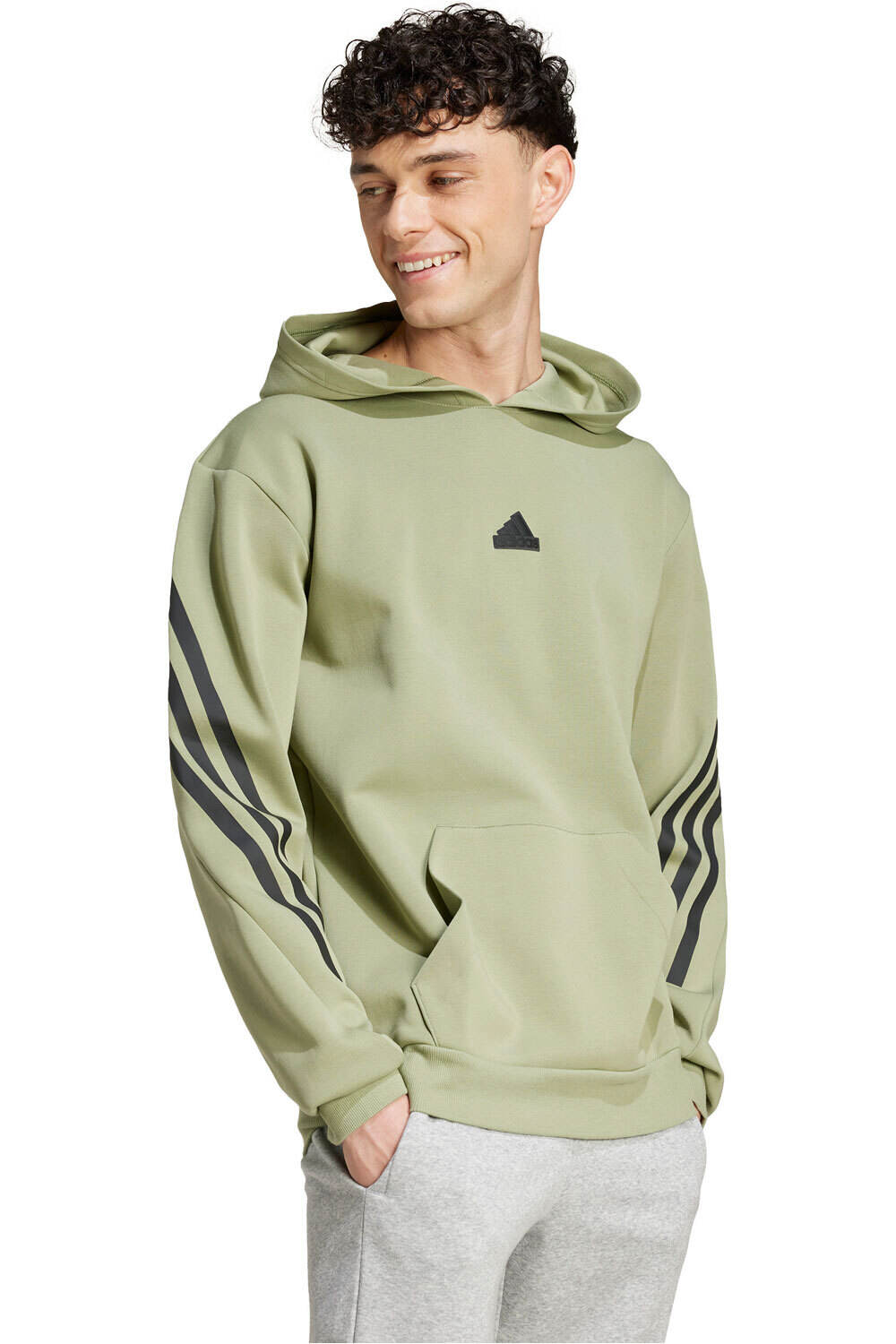 adidas sudadera hombre M FI 3S HD vista detalle