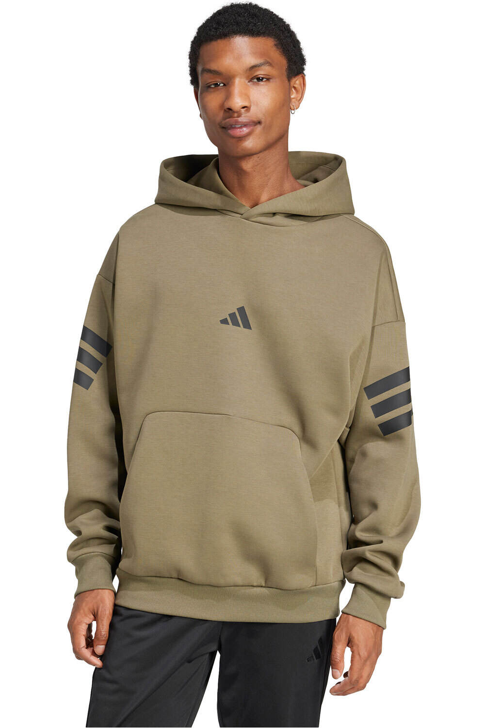 adidas sudadera hombre M FI 3S HD vista frontal