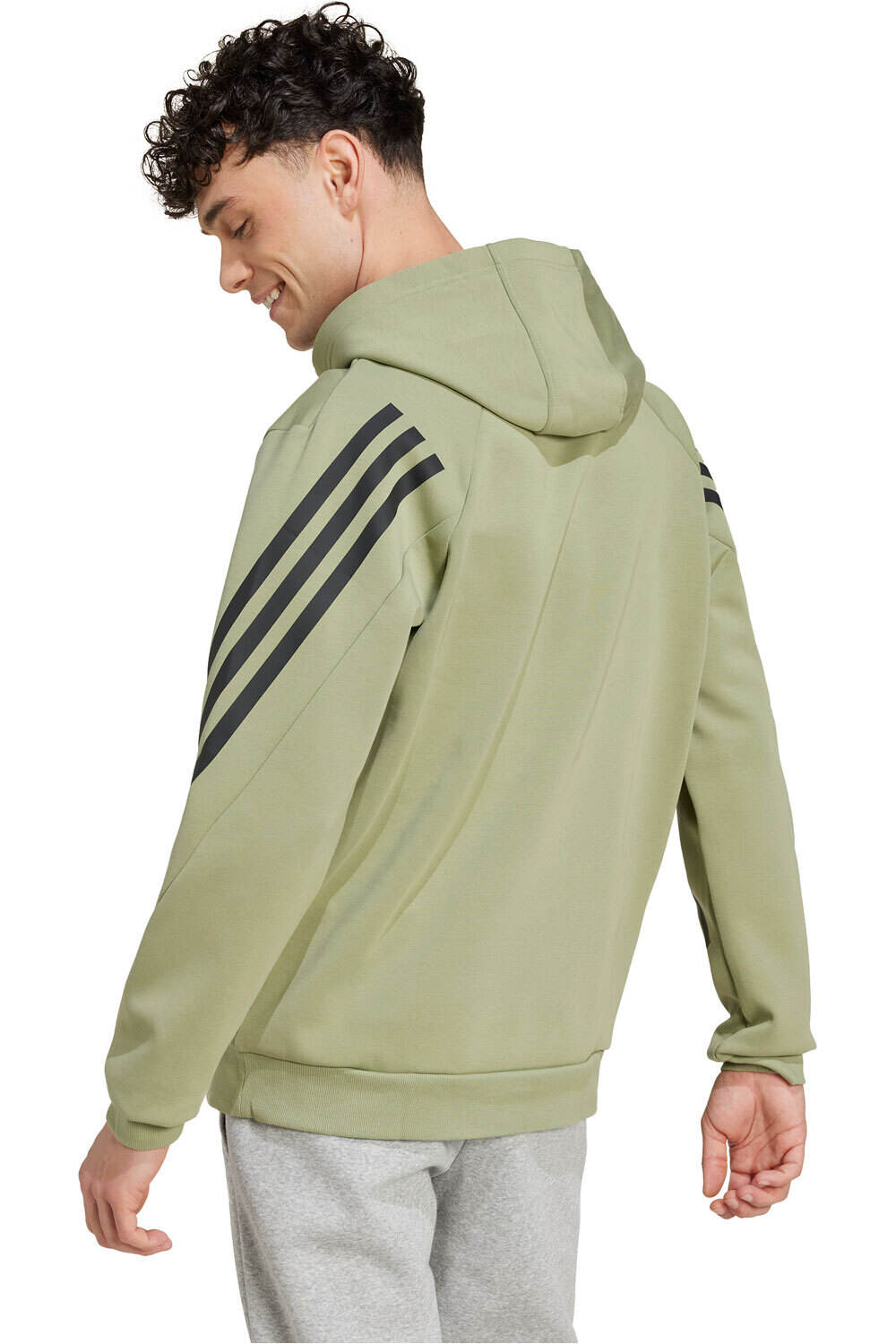 adidas sudadera hombre M FI 3S HD vista trasera