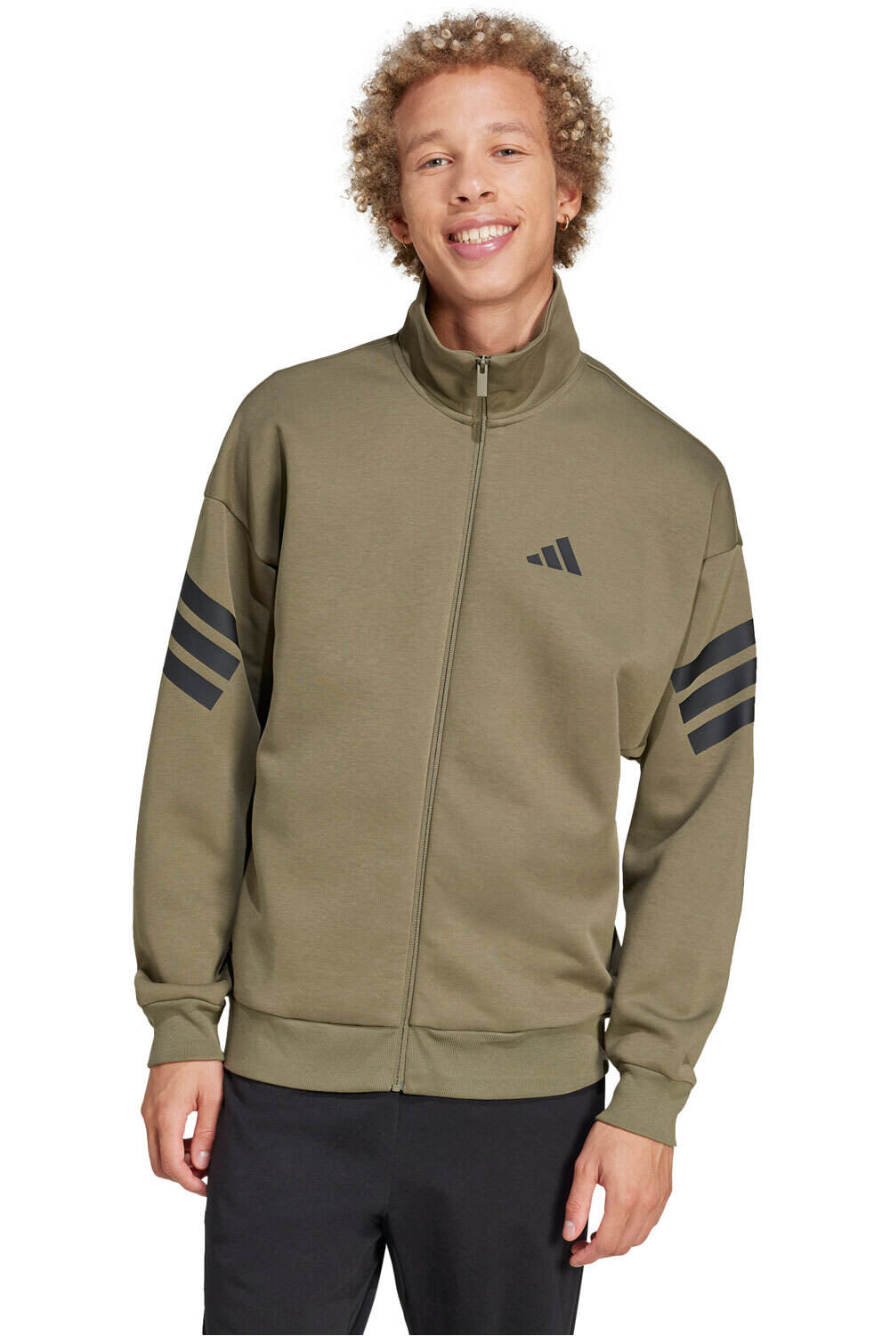 adidas sudadera hombre M FI 3S TT vista frontal