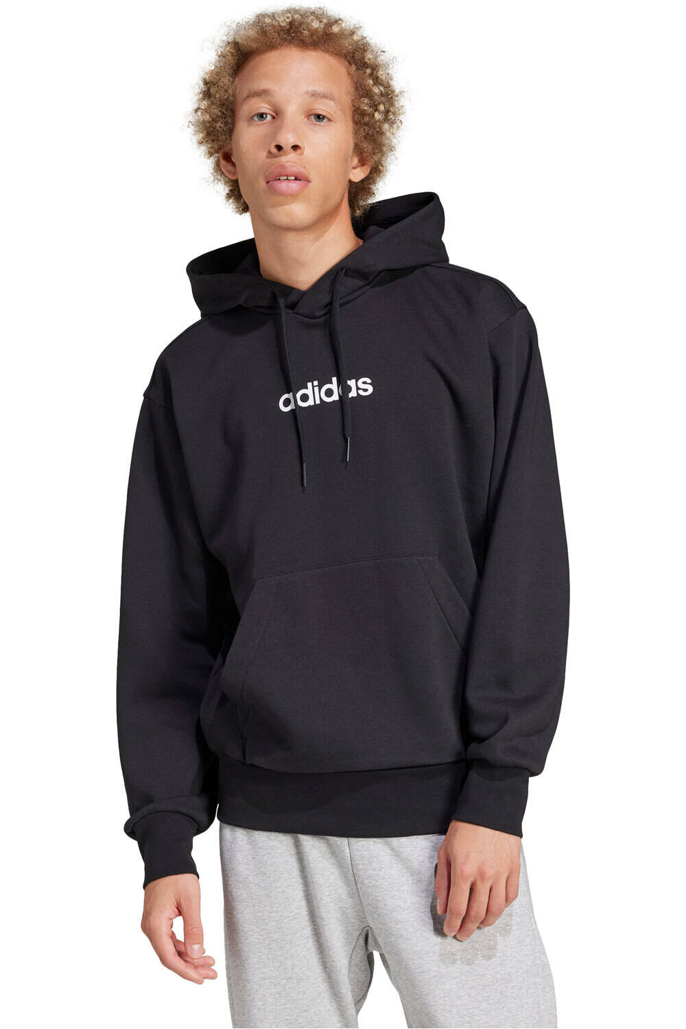 adidas sudadera hombre M LIN FL HD vista frontal