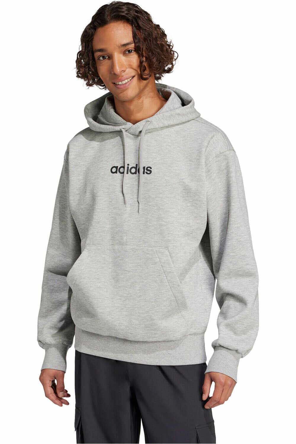 adidas sudadera hombre M LIN FL HD vista frontal