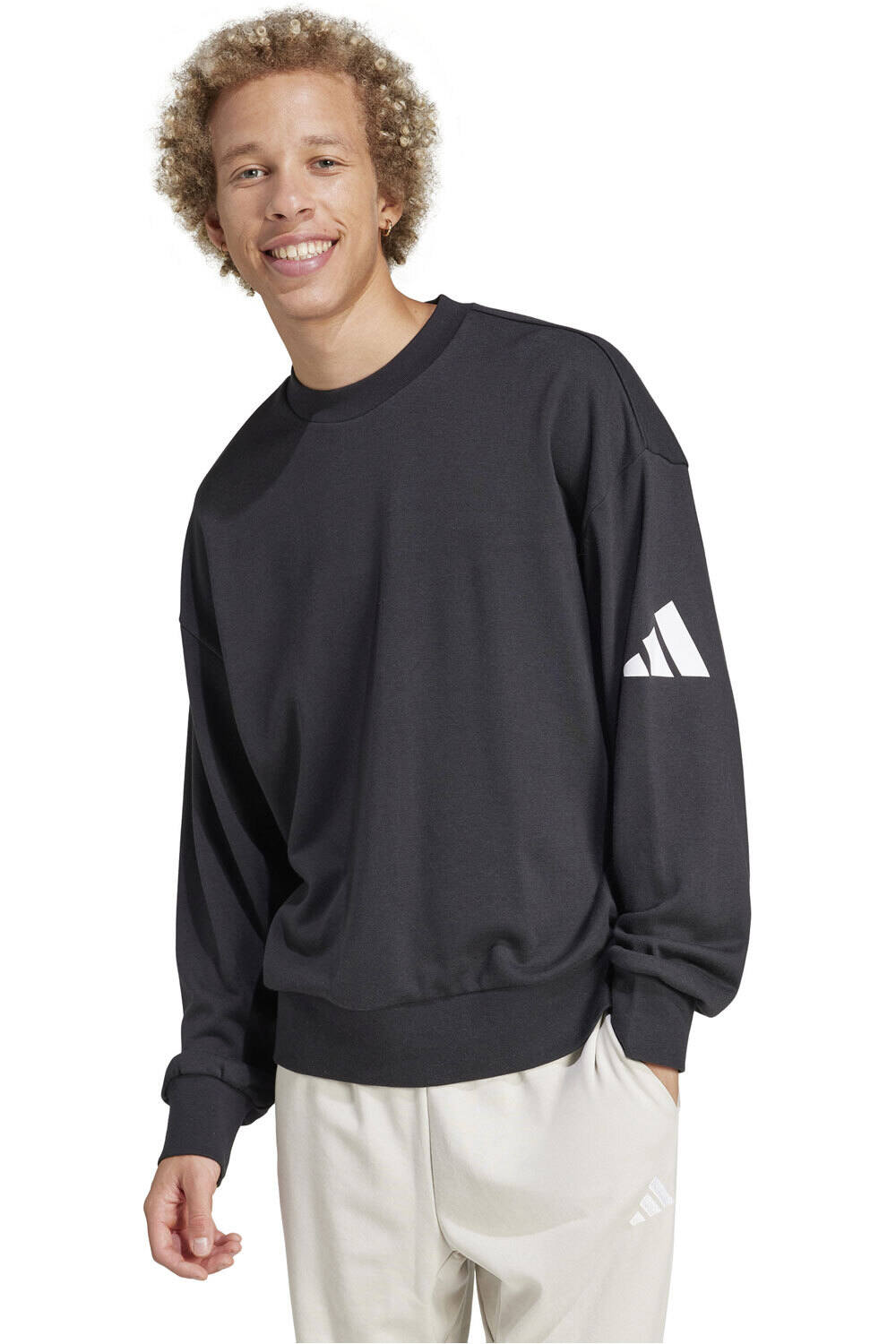 adidas sudadera hombre M SWT FT vista frontal