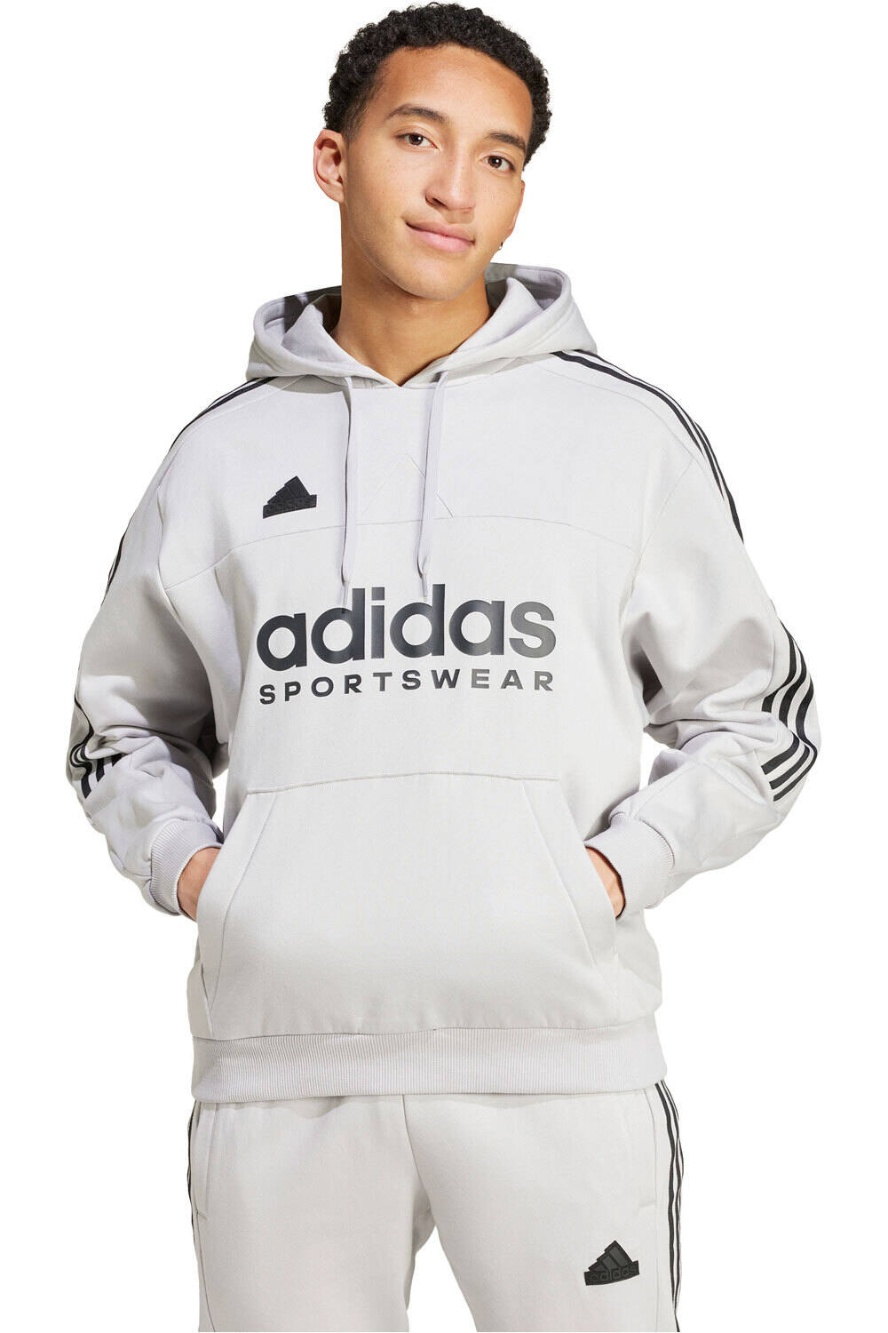 adidas sudadera hombre M TIRO FL HDY vista frontal