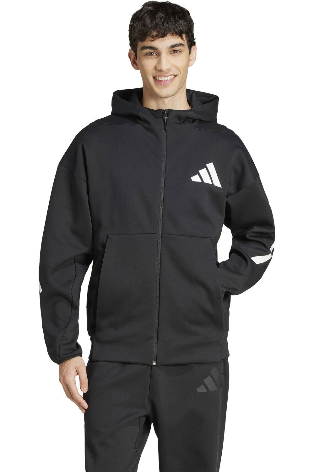 adidas sudadera hombre M Z.N.E. FZ vista frontal