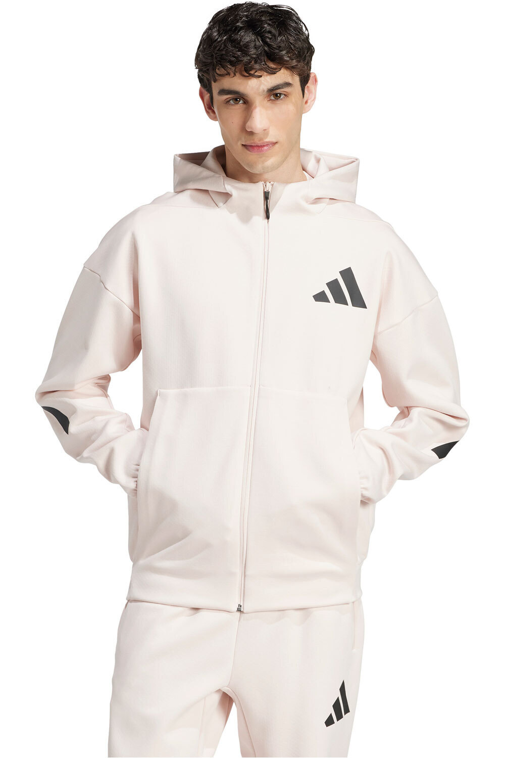 adidas sudadera hombre M Z.N.E. FZ vista frontal