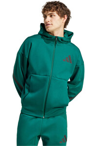 adidas sudadera hombre M Z.N.E. FZ vista frontal