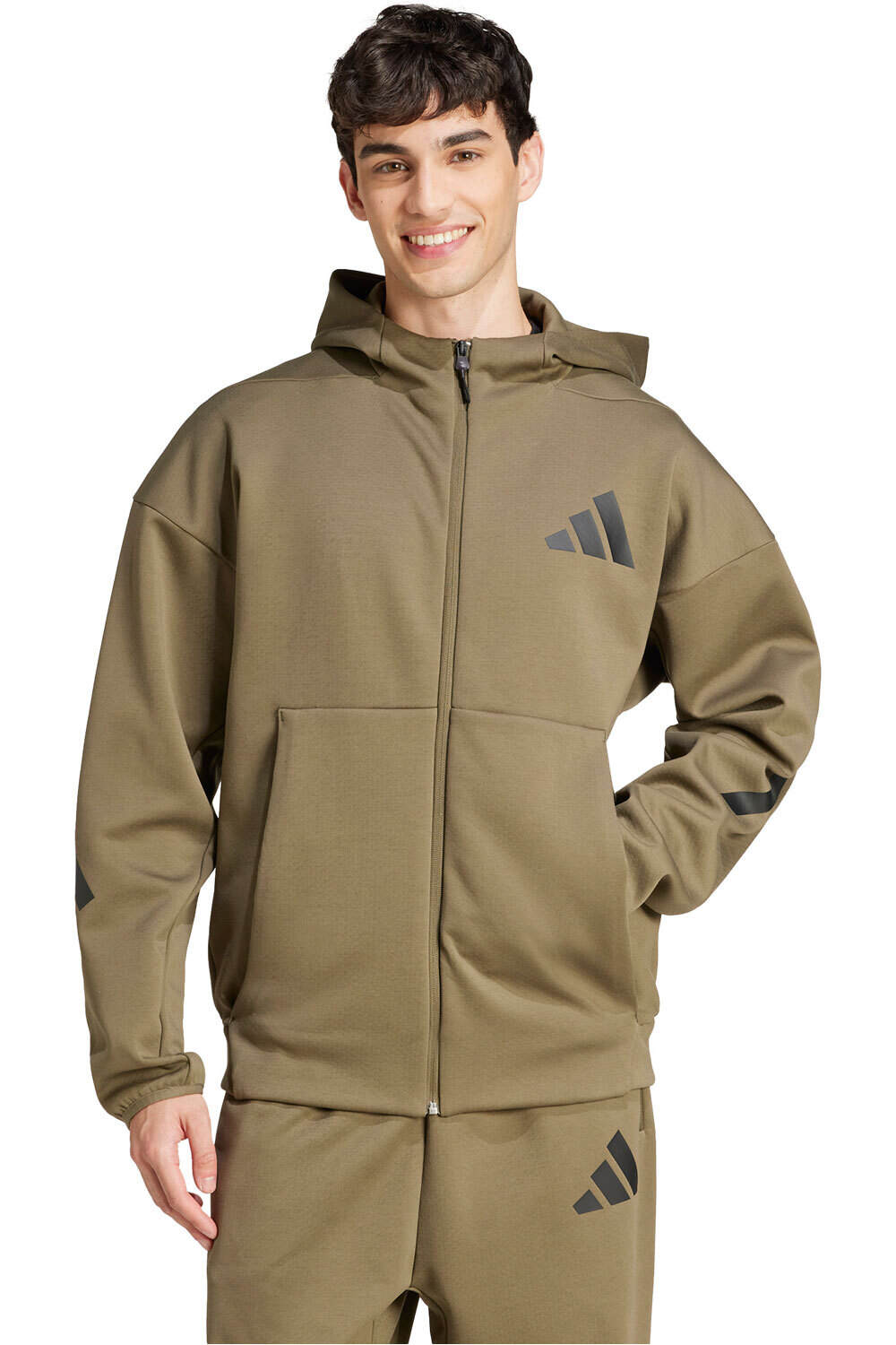 adidas sudadera hombre M Z.N.E. FZ vista frontal