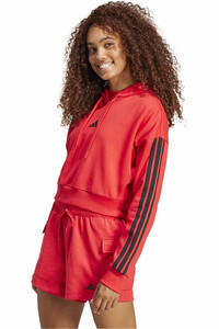 adidas sudadera mujer W 3S FT CRO HD vista frontal